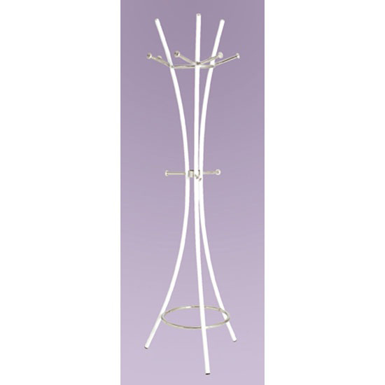 Kairo Coat Hat Stand In White Furniture in Fashion