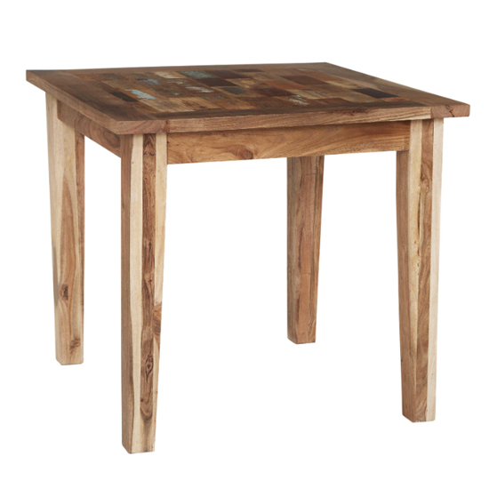 Coburg Wooden Dining Table Small In Reclaimed Wood