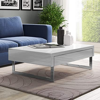 Round And Square Nesting Coffee Table With Ottomans Storage Drawers Faux Marble Mdf 2 Piece Accent Table Coffee Tables Living Room Furniture Furniture