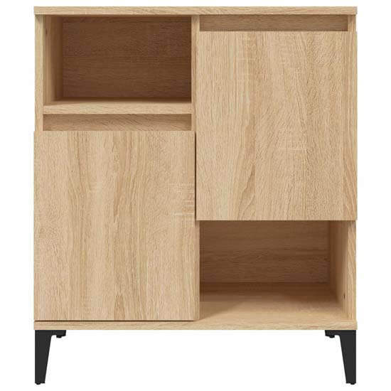 Coimbra Wooden Sideboard With 6 Doors In Sonoma Oak