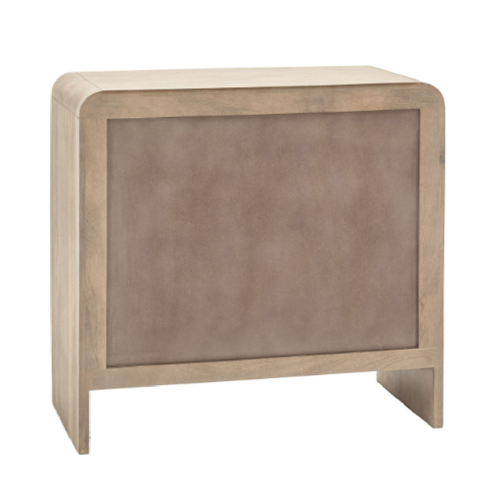 Coimbra Wooden Chest Of 3 Drawers In Natural