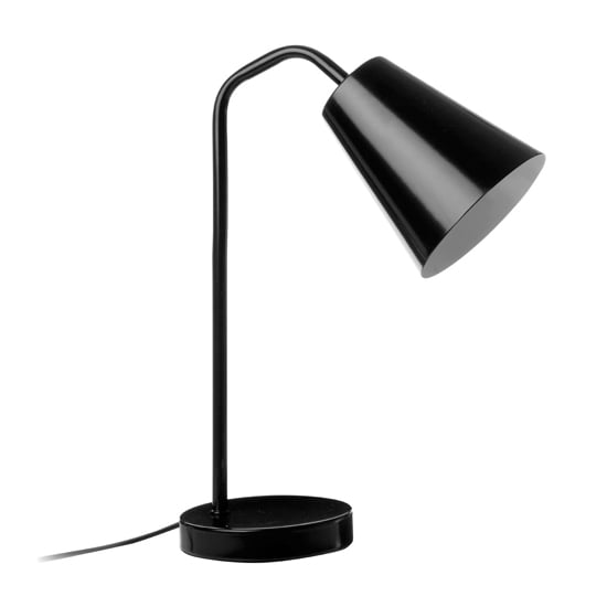 Photo of Coldin modern metal table lamp in black