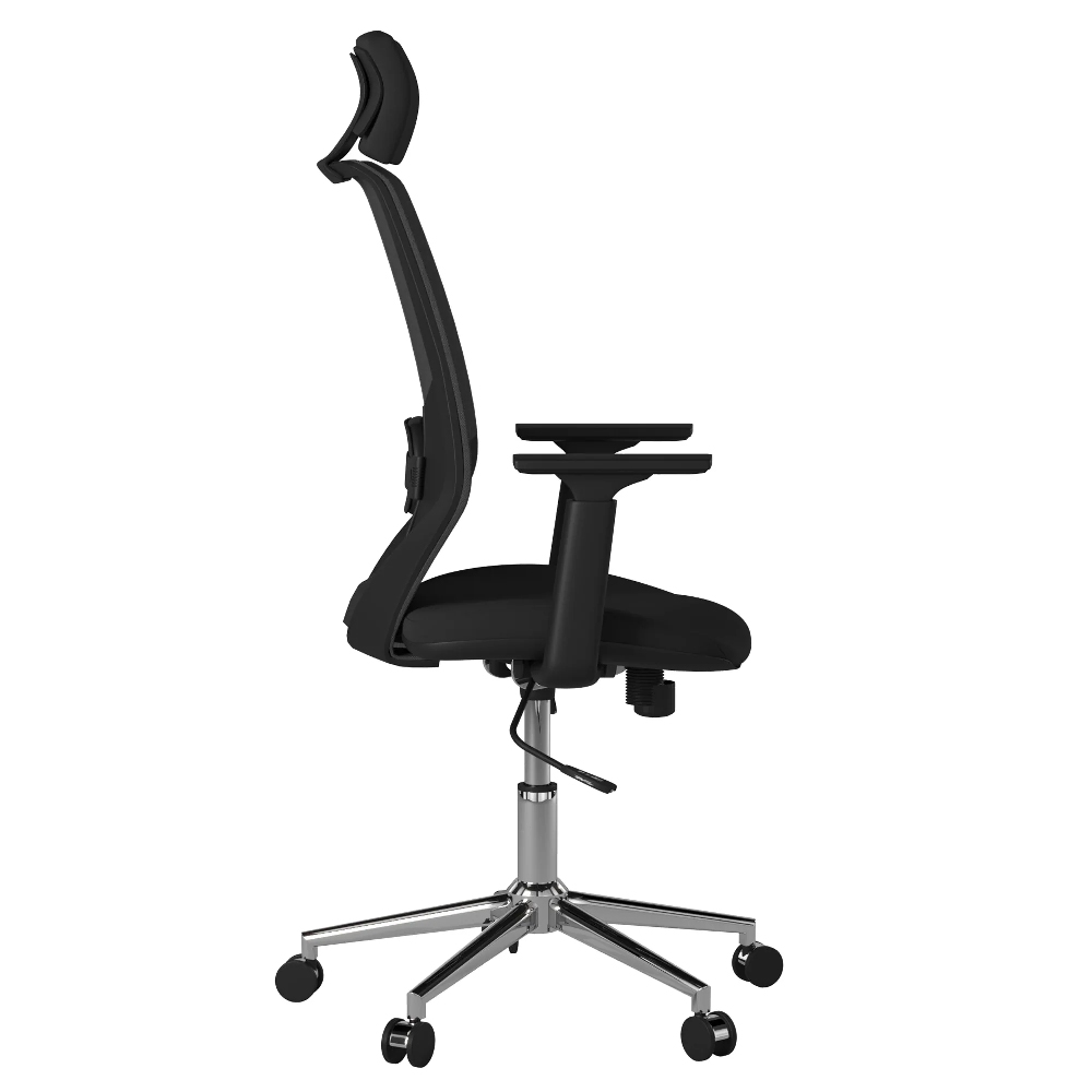 Coleford Fabric Home And Office Chair In Black
