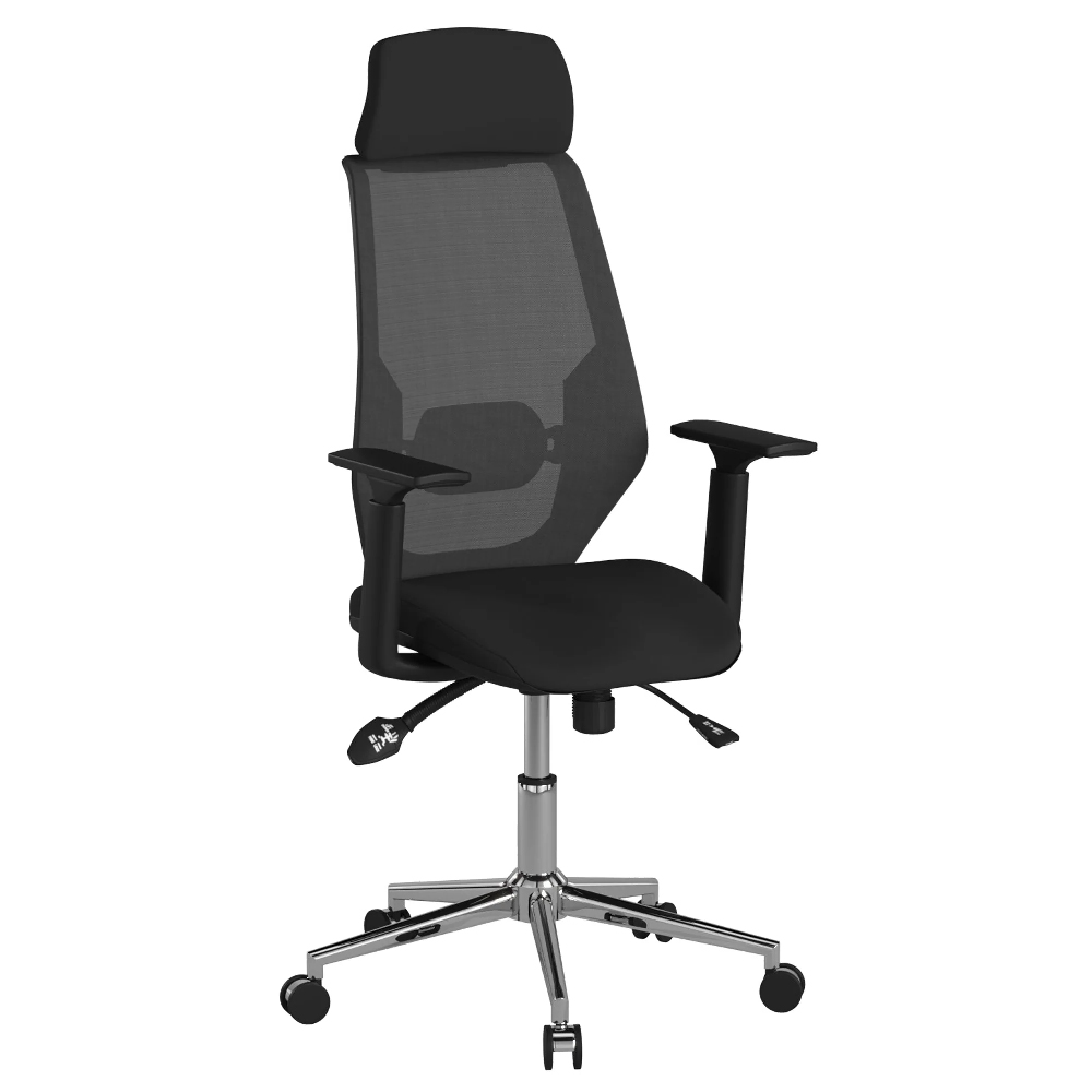 Read more about Coleford fabric home and office chair in black