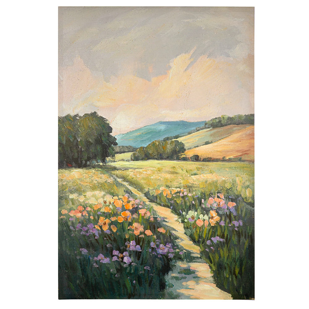 Colindale Canvas Landscape Wall Art In Multicoloured