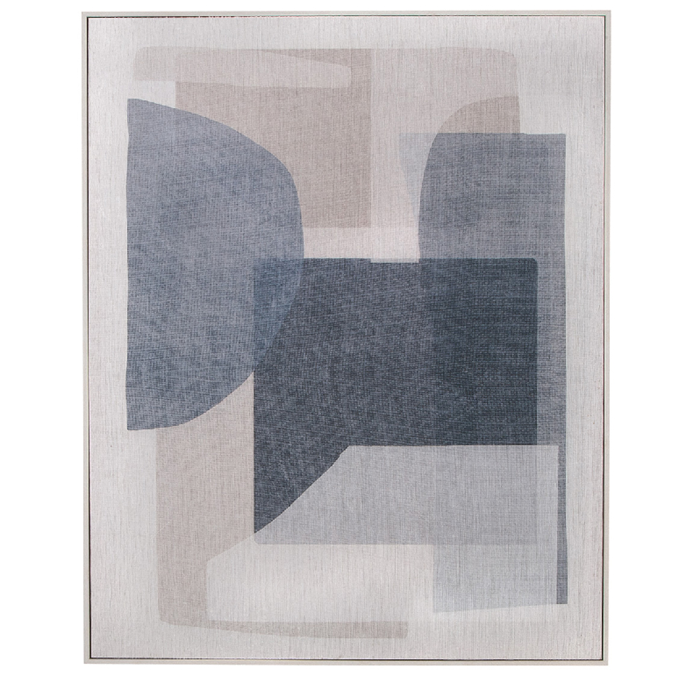 Colindale Canvas Rectangular Geometric Wall Art In Multicoloured