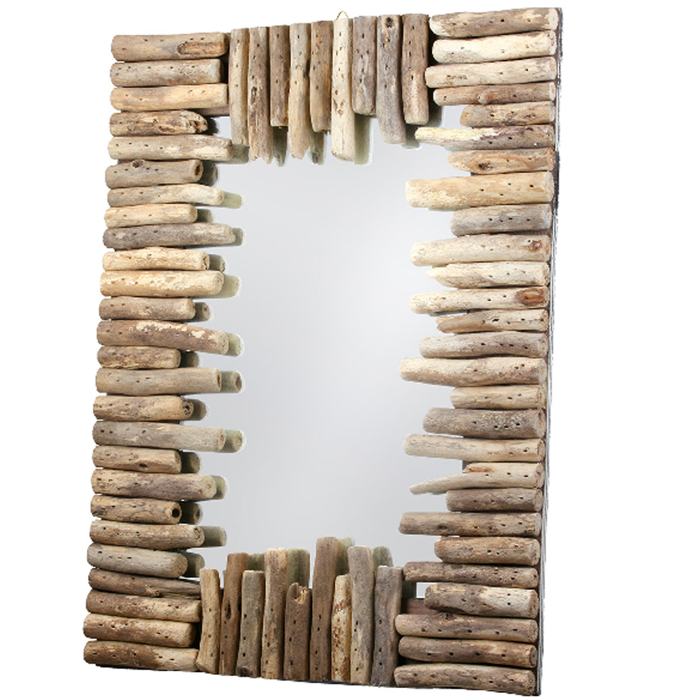 Colindale Wooden Frame Mirror In Natural