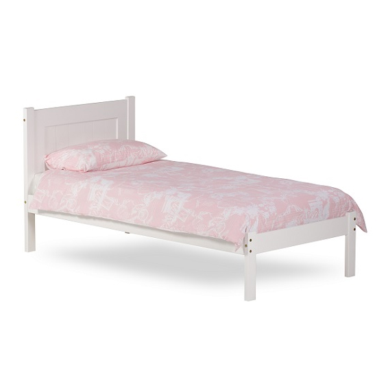 Colman Wooden Single Bed In White_3