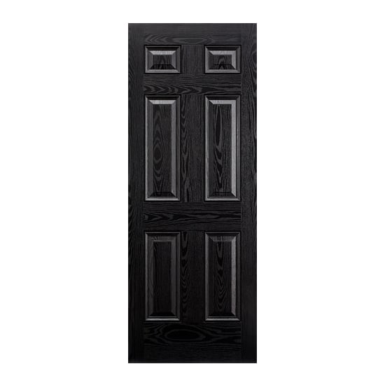 Product photograph of Colonial 1981mm X 838mm External Door In Black from Furniture in Fashion