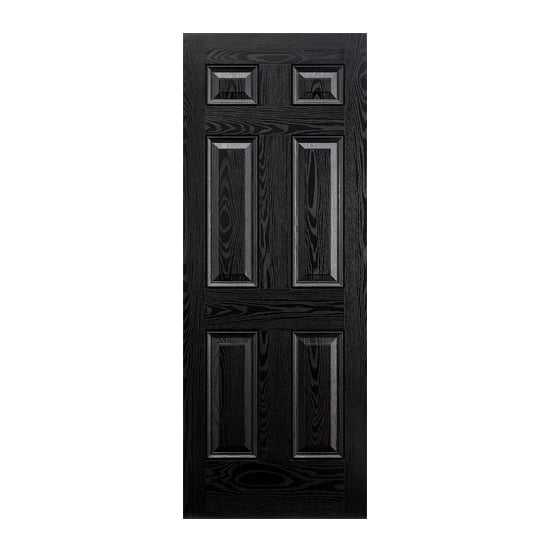 Photo of Colonial 1981mm x 838mm external door in black