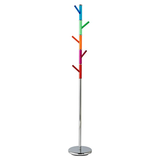 Photo of Contemporary metal coat stand in multicolour