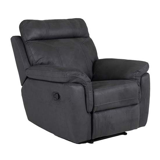 Read more about Colyton fabric recliner 1 seater sofa in azul