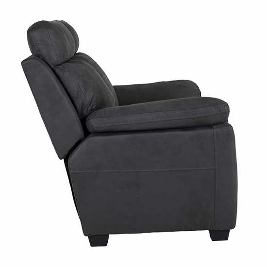 Colyton Fabric Recliner 2 Seater Sofa In Azul