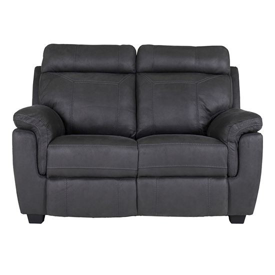 Colyton Fabric Recliner 2 Seater Sofa In Azul
