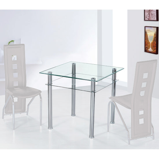 Como Clear Gl Dining Table Only 7115 Furniture In Click To Enlarge