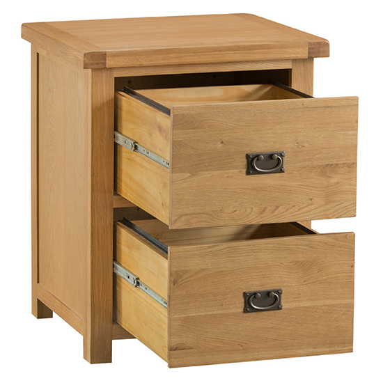 Concan Wooden Filing Cabinet In Medium Oak_2