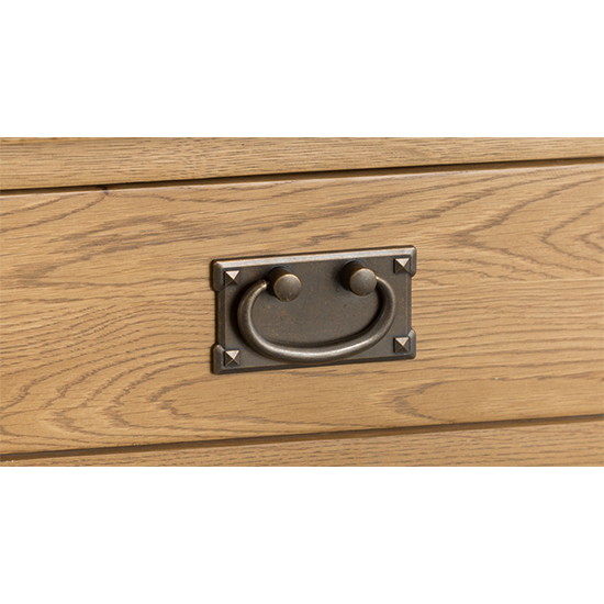 Concan Wooden Side Table In Medium Oak_4
