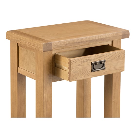 Concan Wooden Side Table In Medium Oak_5