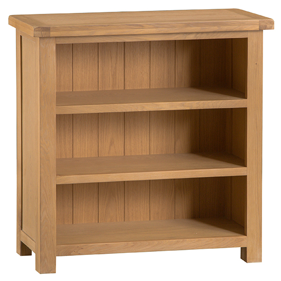 Concan Small Wooden Bookcase In Medium Oak Furniture in Fashion