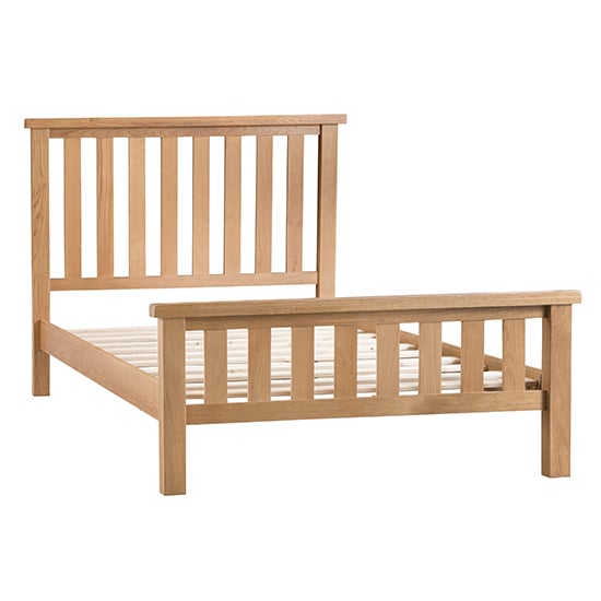 Concan Wooden Super King Size Bed In Medium Oak_1