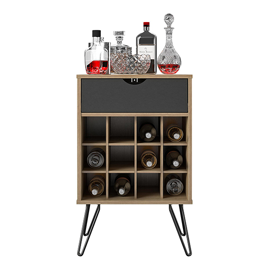 Catoosa Wooden Drinks Serving Trolley In Natural
