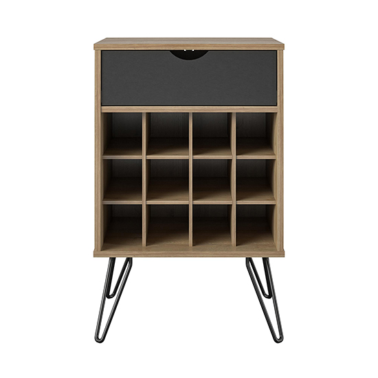 Catoosa Wooden Drinks Serving Trolley In Natural