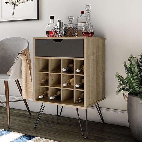 Product photograph of Concorde Wooden Drinks Storage Cabinet In Natural from Furniture in Fashion