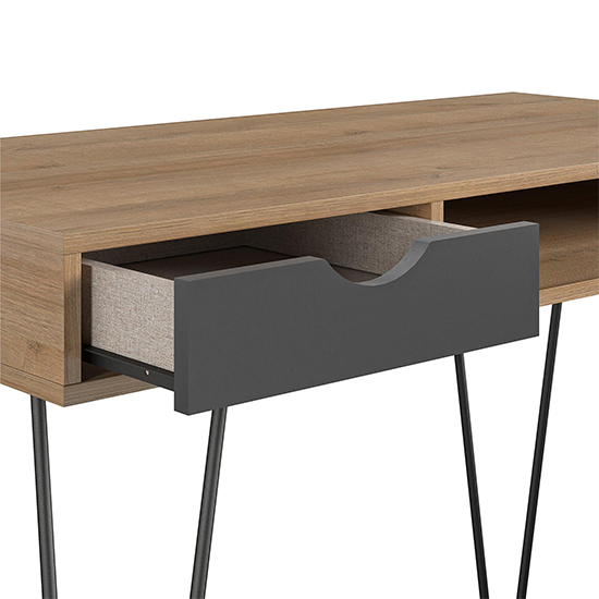Catoosa Wooden Laptop Desk With 1 Drawer In Natural