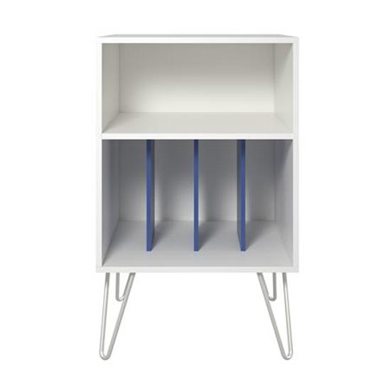 Concorde Wooden Turntable Stand In Blue And White_3