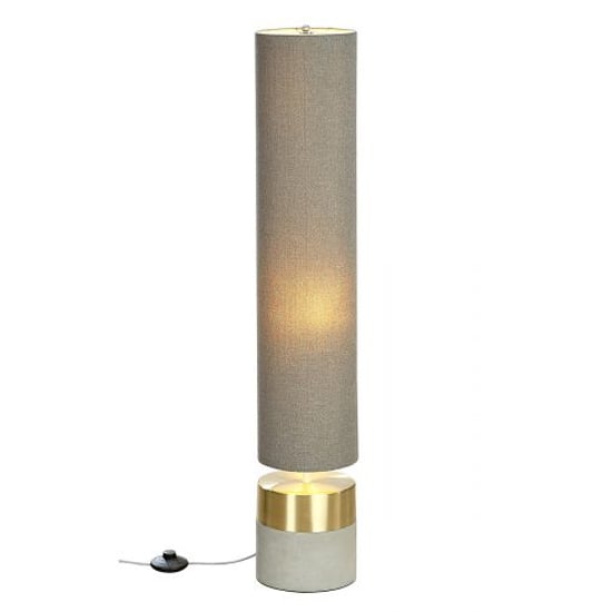 Concreto Floor Lamp In Gold And Grey_2