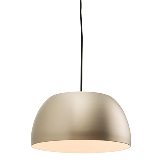 Read more about Connery steel ceiling pendant light in matt nickel