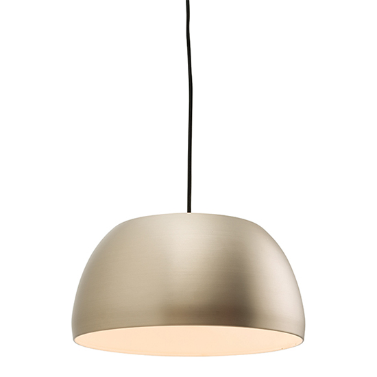 Connery Steel Ceiling Pendant Light In Matt Nickel