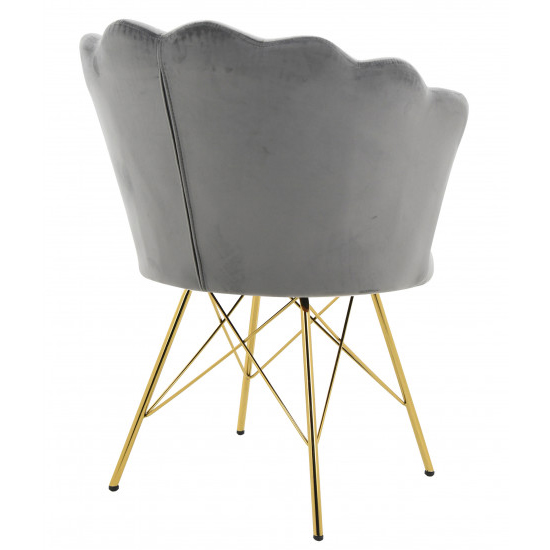 Conrad Velvet Dining Chair In Grey_2