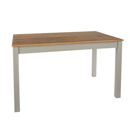 Read more about Consett linea large rectangular wooden dining table in grey