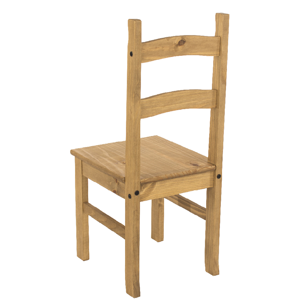 Consett Oak Wooden Dining Chairs In Pair