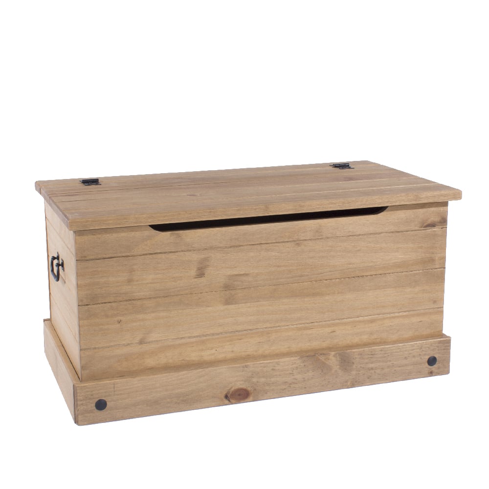 Consett Wooden Blanket Box In Oak