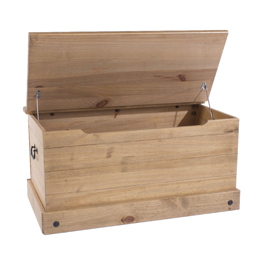 Consett Wooden Blanket Box In Oak