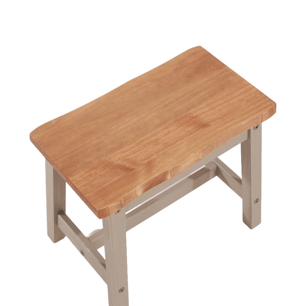 Consett Wooden Dining Bench In Grey And Oak