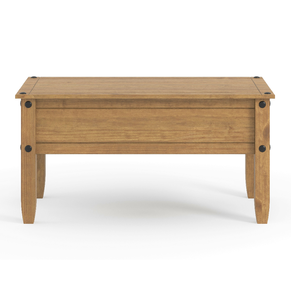 Consett Wooden Rectangular Coffee Table In Oak