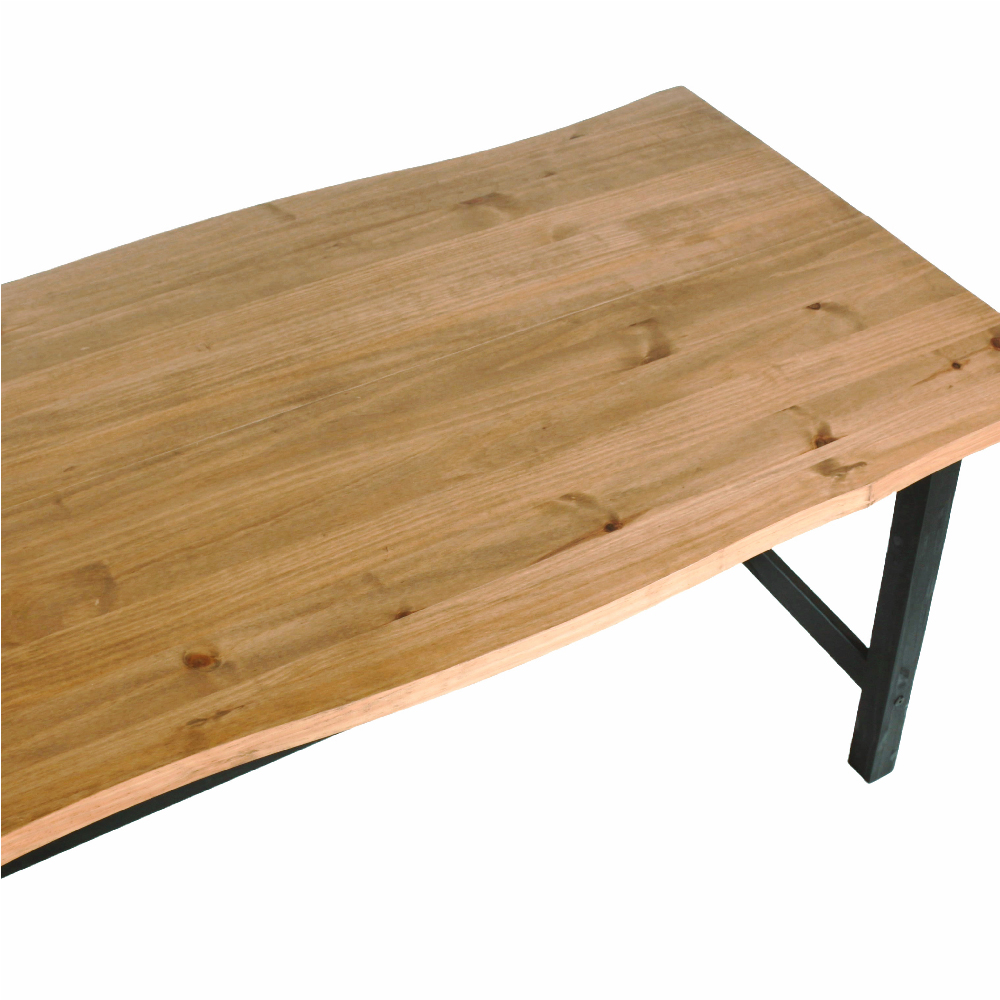 Consett Wooden Rectangular Dining Table In Black And Oak