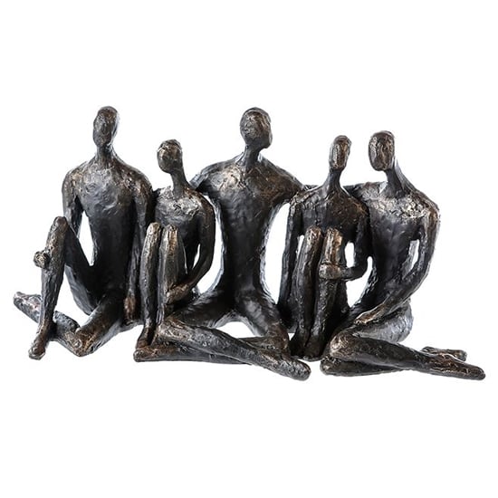 Read more about Convention poly design sculpture in burnished bronze