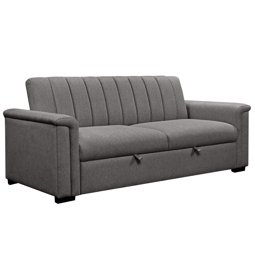 Conway Fabric 3 Seater Sofa Bed in Anthracite