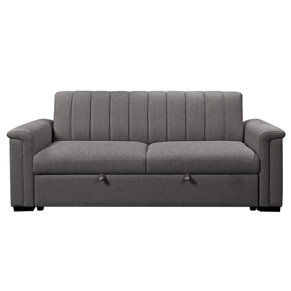 Conway Fabric 3 Seater Sofa Bed in Anthracite