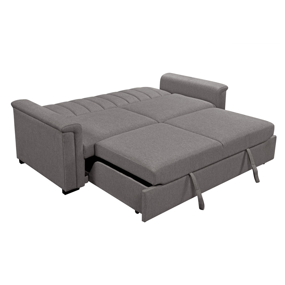 Conway Fabric 3 Seater Sofa Bed in Anthracite