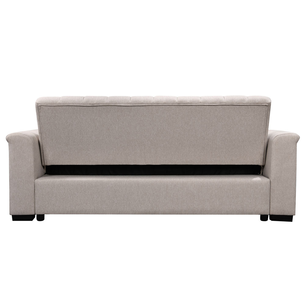 Conway Fabric 3 Seater Sofa Bed in Natural