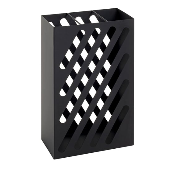 Conway Metal Umbrella Stand In Black_3