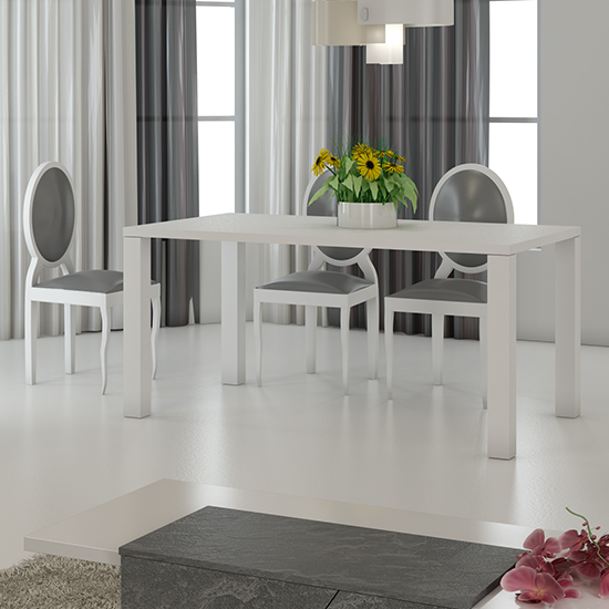 Cooper Rectangular Large Dining Table In White Gloss Lacquer_3