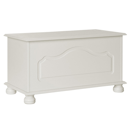 Product photograph of Copenham Wooden Blanket Box In White from Furniture in Fashion