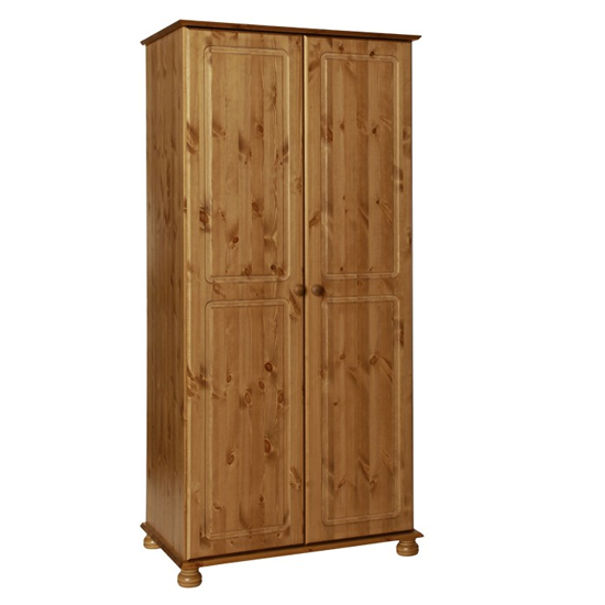Photo of Copenham wooden double door wardrobe in pine