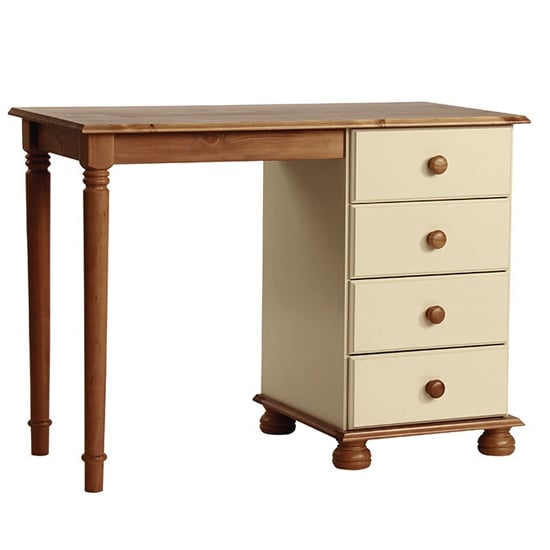 Copenham Wooden Dressing Table In Cream And Pine_1